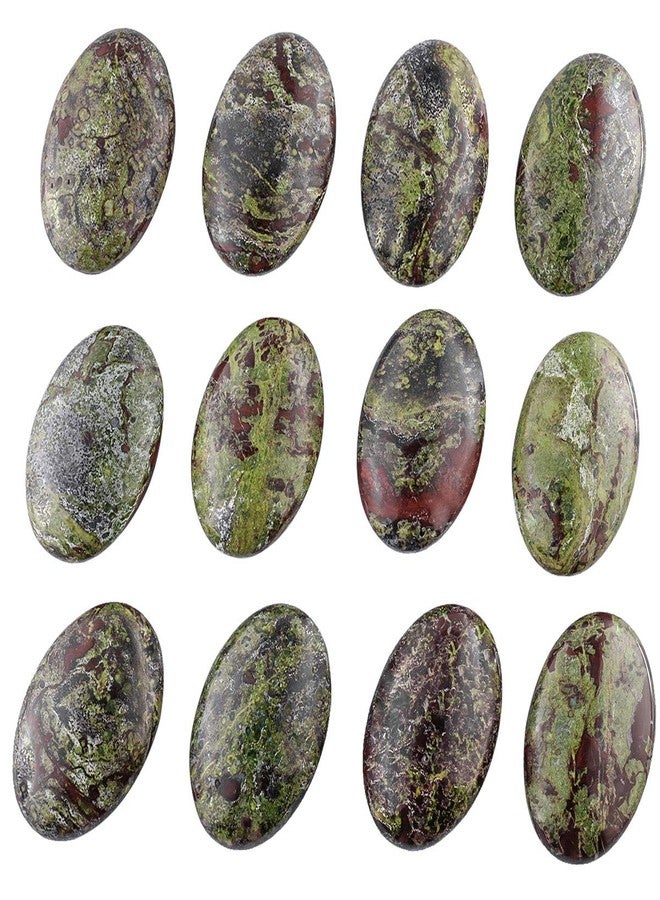 mookaitedecor Polished Dragon Blood Jasper Worry Stone Pocket Palm Stones Crystal Healing Gemstone Home Decor, Oval Shape - Image 3