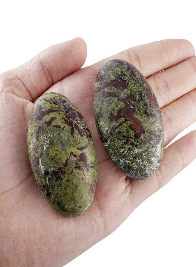 mookaitedecor Polished Dragon Blood Jasper Worry Stone Pocket Palm Stones Crystal Healing Gemstone Home Decor, Oval Shape - Image 2