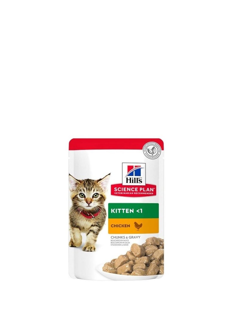 Science Plan Kitten with Chicken Pouch Wet Cat Food 85g