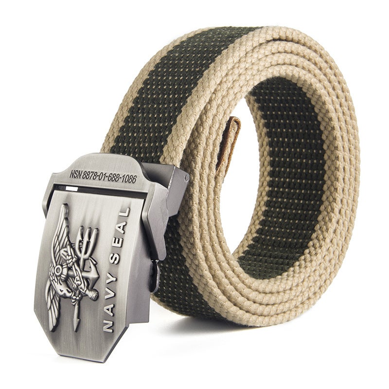 Factory NAVY SEAL US SEAL Canvas Belt Mens Belt Wholesale khakis stripes 