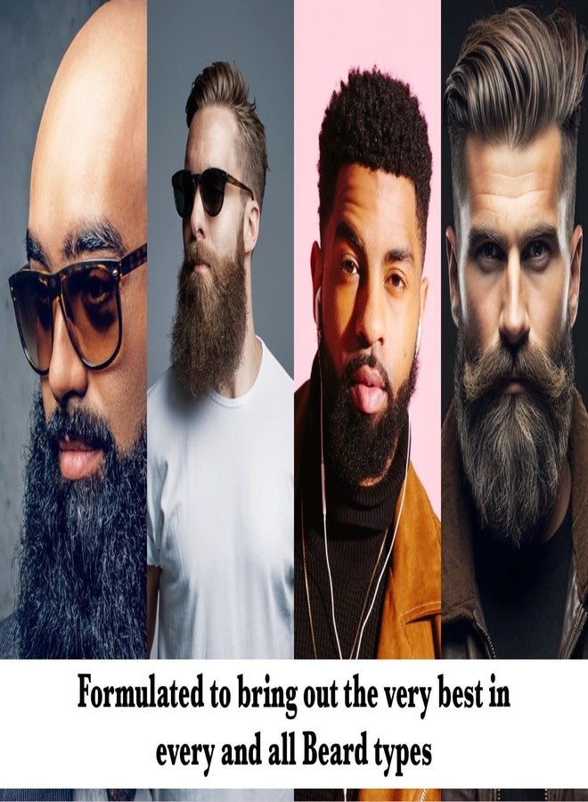 G.B.S Trimming and Styling Beard Kit for Men- 2 Sided Wood Beard Comb, Natural Beard Oil, Beard Balm, Beard Pick, Styling Comb and Silver Folding Shavette Shaving Razor with 20 Razor Blades - Image 2