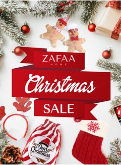 ZAFAA HOME Santa Bow Headband with Sequins – 22.5x20cm Festive Holiday Costume Accessory for Christmas Parties, Family Gatherings, and Seasonal Photos  - Image 5
