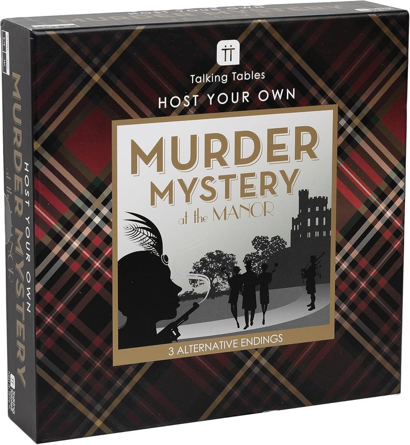 Talking Tables Reusable Murder Mystery at The Manor After Dinner Party Game Kit for Adults Host Your Own Games Night Scottish Highland Theme 3 Alternative Endings Fun Idea New Year - Image 2