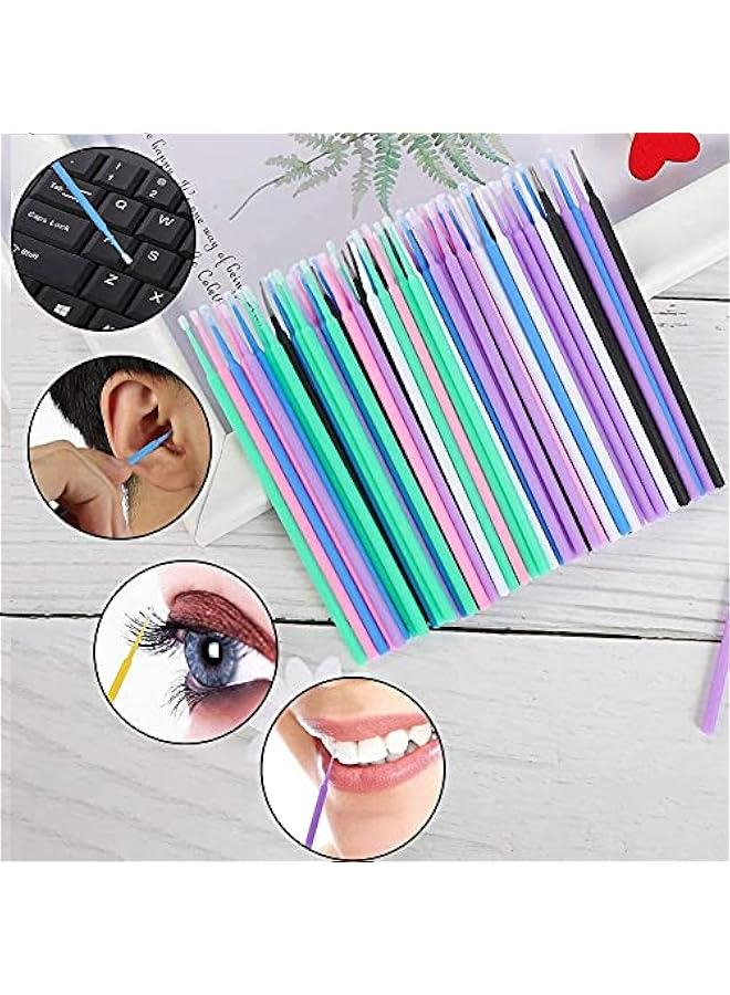 BWSJ 600  Disposable Micro Mascara Brushes for Eyelash Extension in 6 Colors - Image 4