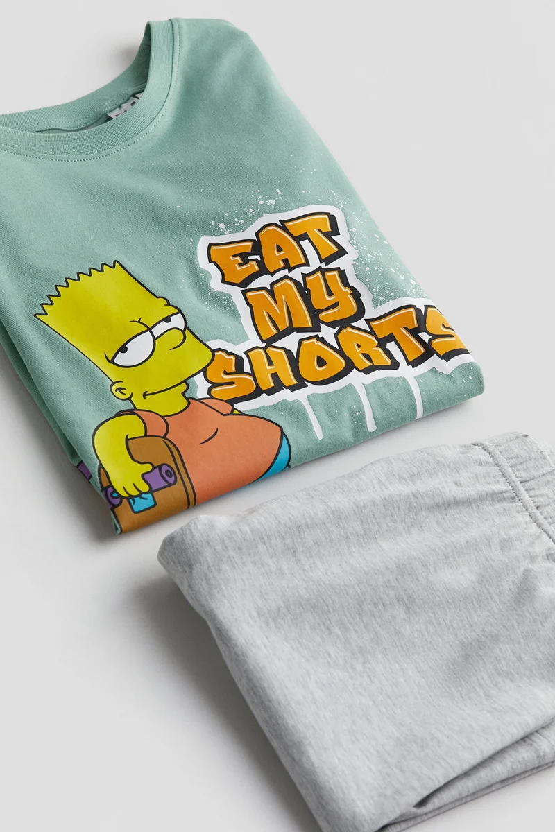 H&M Pyjama T-shirt and shorts