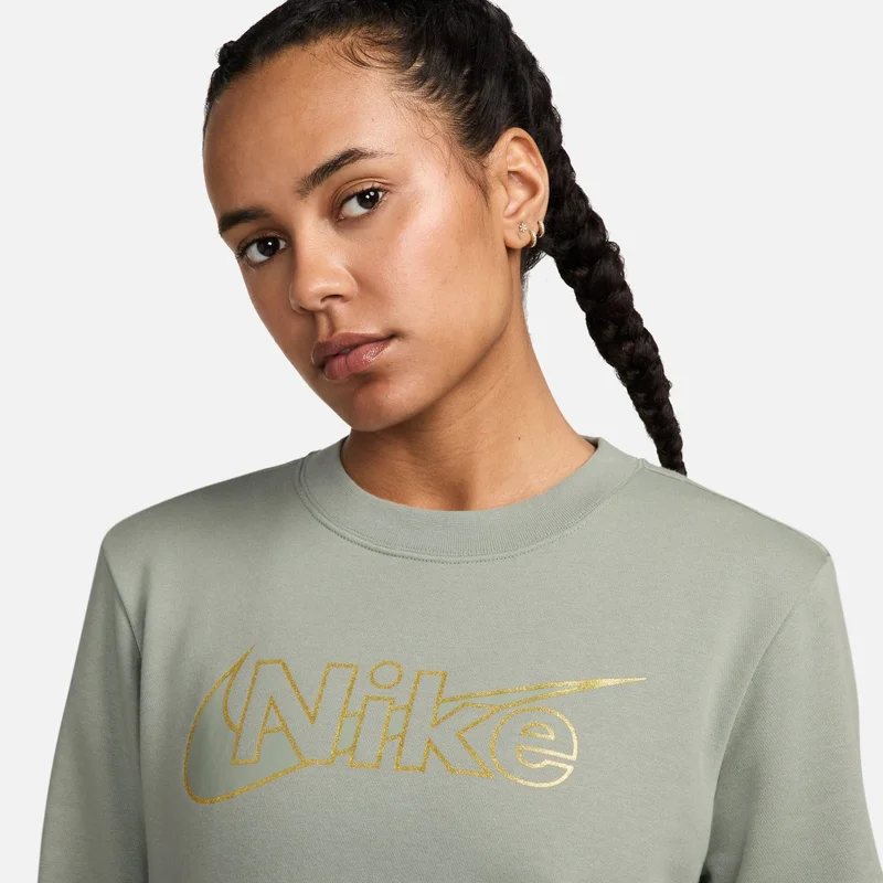 Nike Green Women's Sportswear Club Fleece Sweatshirt for Women | Best Price UAE