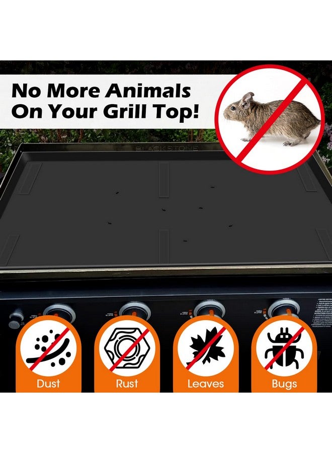 Hydream 36" Griddle Mat Silicone for Blackstone, Magnetic Protective Top Covers for Blackstone Protector Outdoor-Orange  - Image 3
