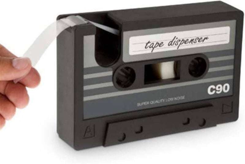 TIANDFY Tape Dispenser Pen Pencil Holder Cassette Tape Box Office Desktop Organizer Pen Container Storage with tape dispenser(Hortel�) - Image 1