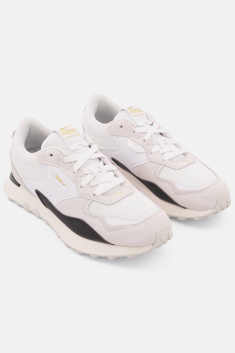 PUMA Women Rider FVW Clean Lace Up Training Sports Shoes, White Combo - Image 1