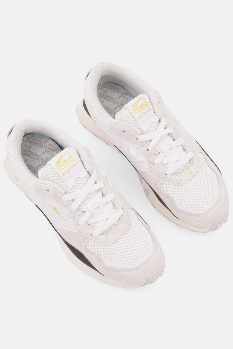 PUMA Women Rider FVW Clean Lace Up Training Sports Shoes, White Combo - Image 2