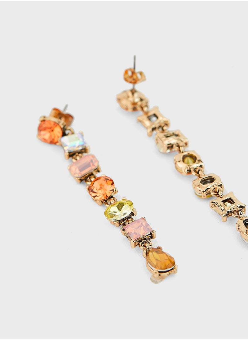 ONLY - Vivian Rhinestone Earrings - Image 1