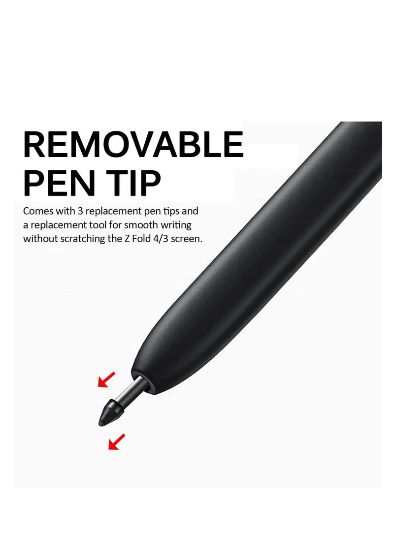 Excefore For Samsung Galaxy Z Fold 4/Z Fold 3 S Pen Stylus, No Charging and High Sensitive, Replacement S Pen for Galaxy Z Fold 4/Galaxy Z Fold 3 (Black)  - Image 4