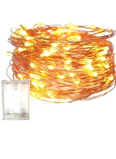 Vitacelli 50 LEDs Light Battery Operated Fairy String Light Warm Color 5 Meter 
