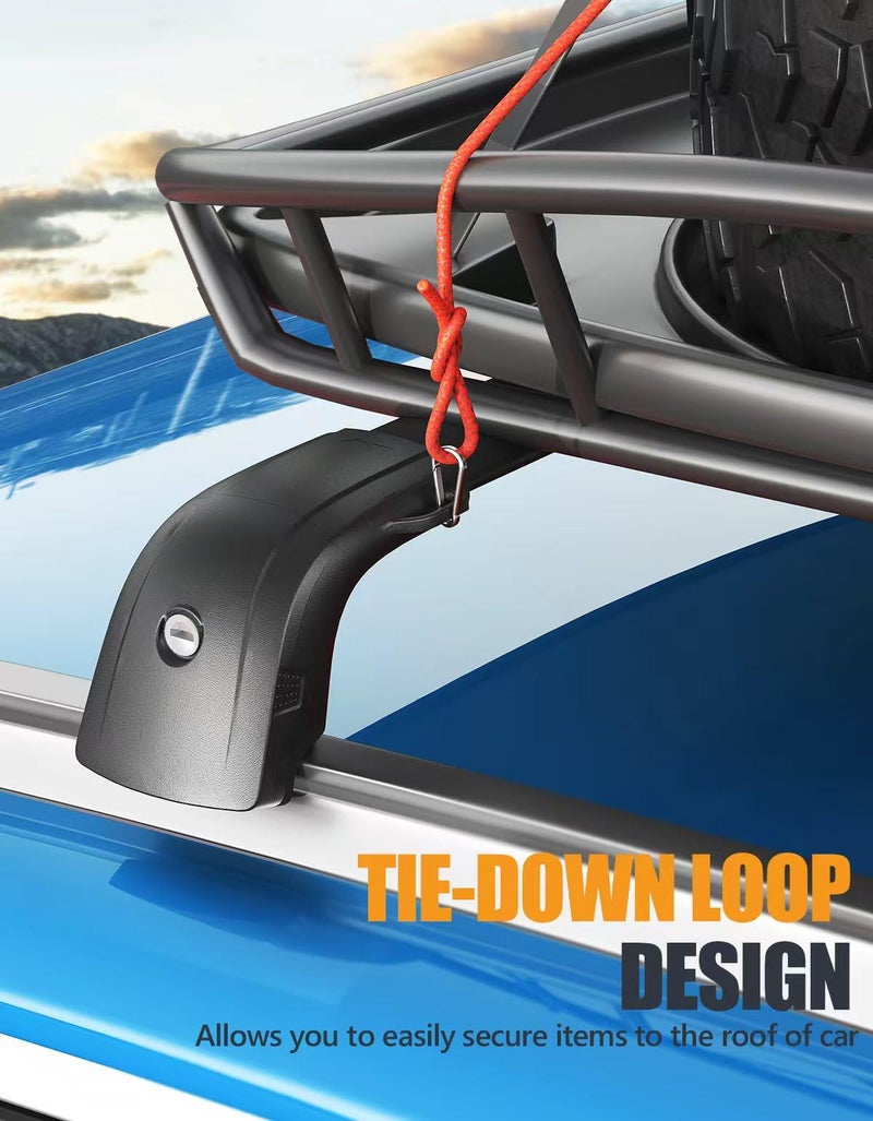 KINGGERI 220LBS Lockable Roof Rack Cross Bars Compatible with KIA Sportage SX & SX Prestige 2016 2017 2018 2019 2020 2021 2022 2023 2024 2025 2026 with Flush Side Rails,Anti-Theft Aluminum Roof Rails - Image 5