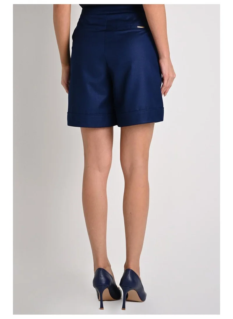 Carmen Steffens  Classic Shorts with Blue Hem for Women | Best Price UAE