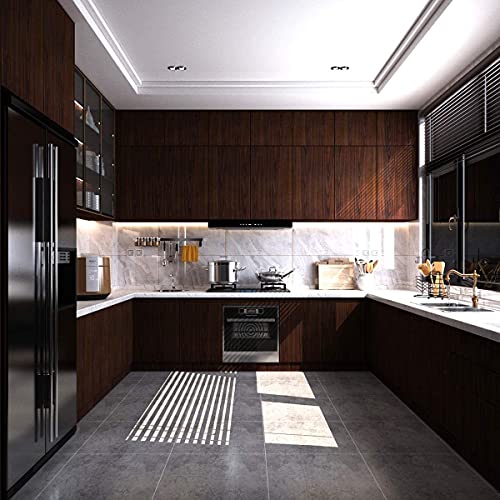 SD ENTERPRISES Kitchen Wall Stickers Wood Wallpaper DIY PVC Shelf Liner, Furniture, Almirah, Table Top, Wardrobe, Kitchen Cupboard Decal, Mahogany Brown 1.5 X 10 feet - Image 2