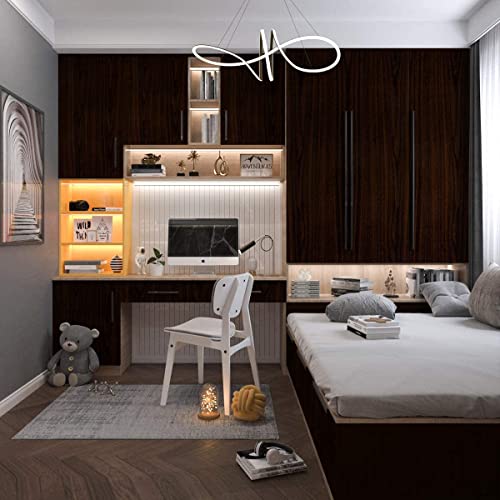 SD ENTERPRISES Kitchen Wall Stickers Wood Wallpaper DIY PVC Shelf Liner, Furniture, Almirah, Table Top, Wardrobe, Kitchen Cupboard Decal, Mahogany Brown 1.5 X 10 feet - Image 4