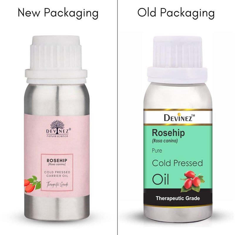 Devinez Rosehip Seed ColdPressed Oil 100ml 100 Pure Natural Undiluted Nourishment For Dry Hair Weak Nails Hydration For Skin AntiDandruff Delays Signs Of Aging Heals Sunburn Brings Glow Back - Image 2