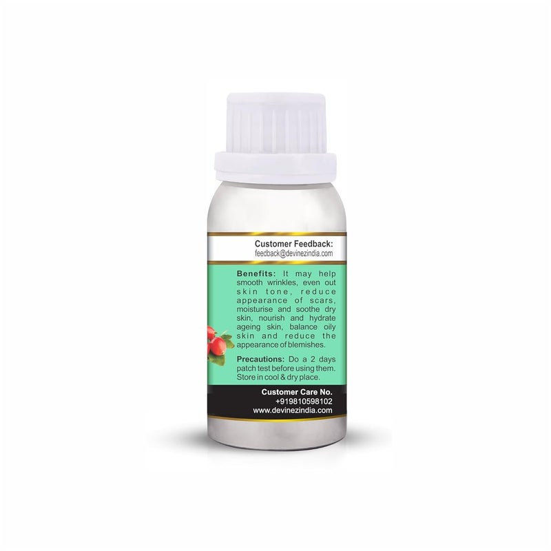 Devinez Rosehip Seed ColdPressed Oil 100ml 100 Pure Natural Undiluted Nourishment For Dry Hair Weak Nails Hydration For Skin AntiDandruff Delays Signs Of Aging Heals Sunburn Brings Glow Back - Image 5