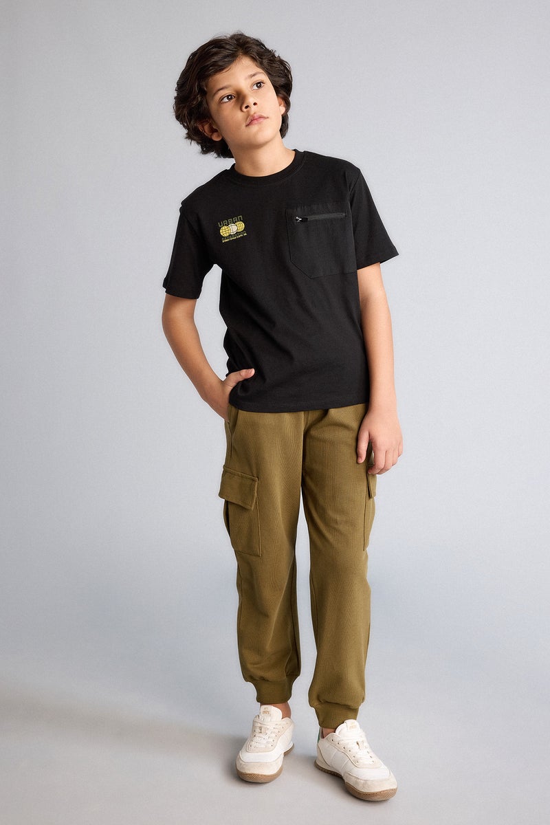 DeFacto Black Boy Boy 2 Piece Set Casual - Image 2