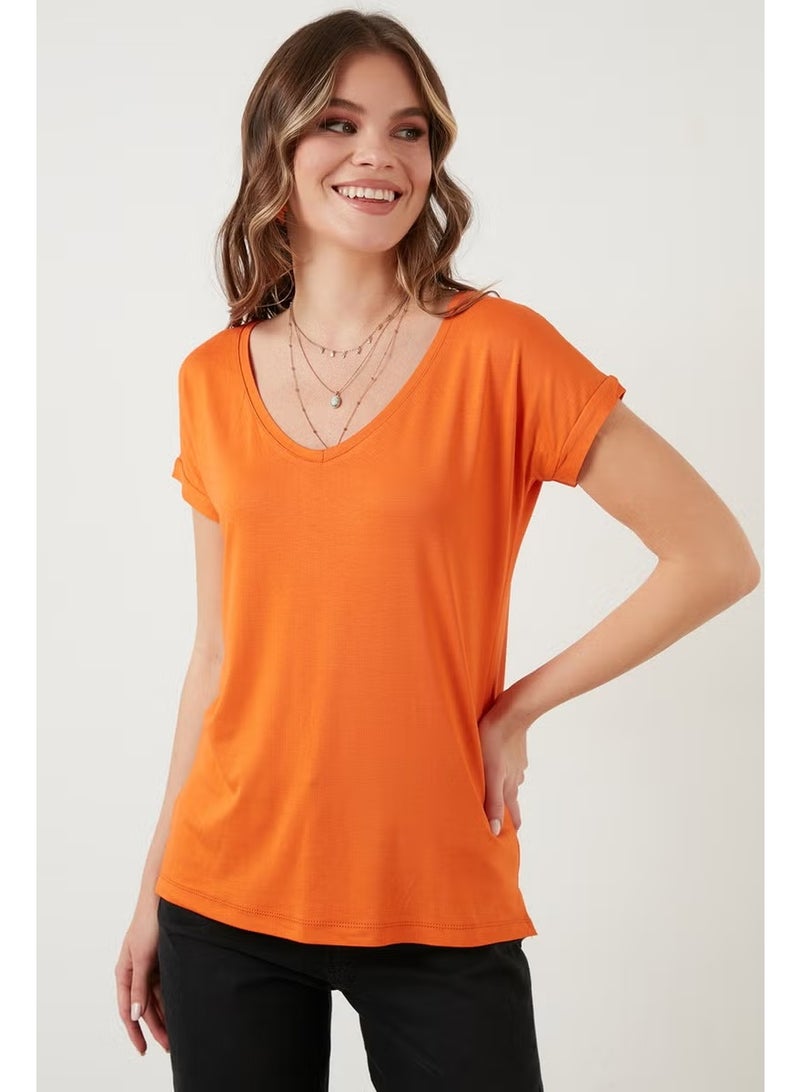 Lela V-Neck Relaxed Cut Blouse Women's Blouse 5862000 - Image 5