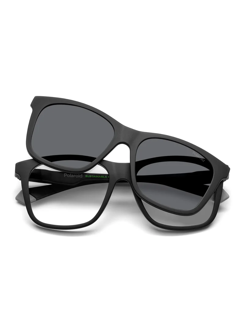 Polaroid Unisex UV Protection Sunglasses Pld 2148/Cs Matt Black Grey 44.6 - Lens Size: 54 Mm