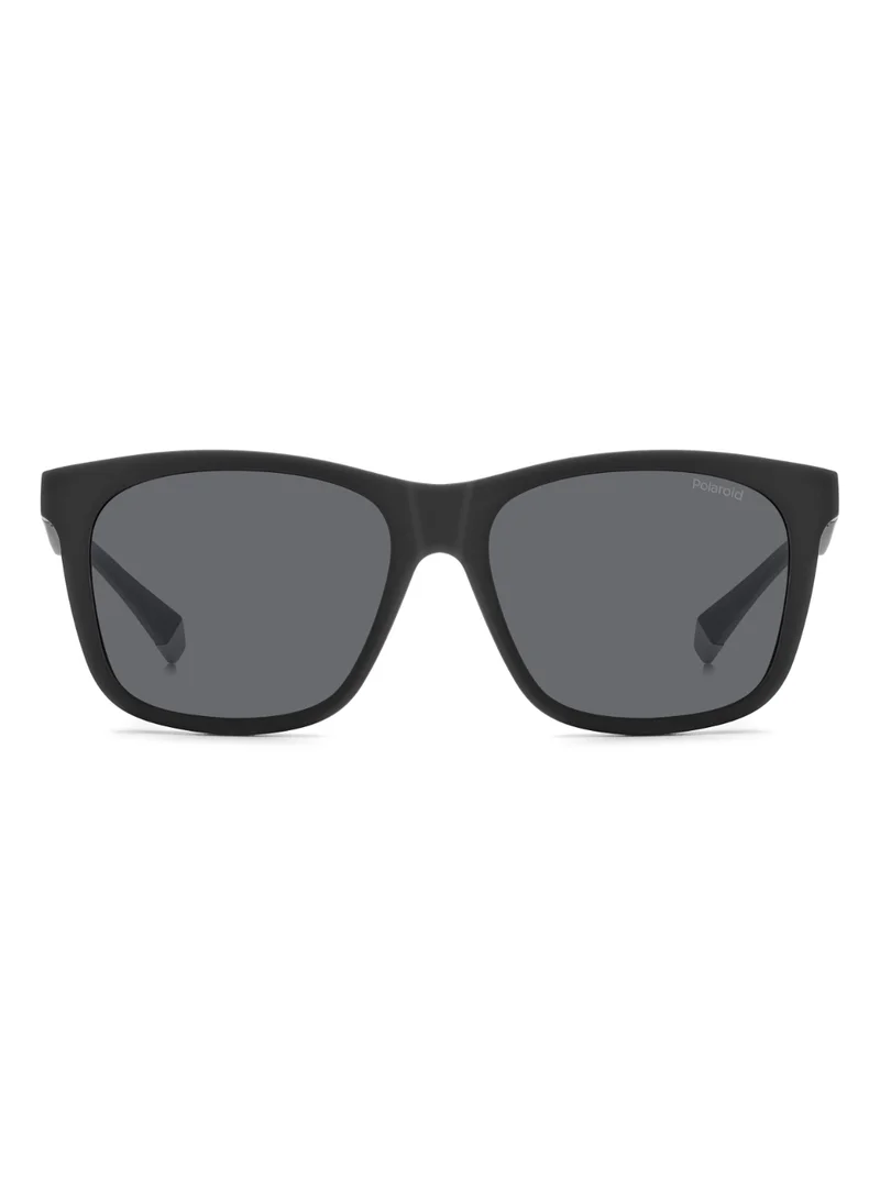 Polaroid Unisex UV Protection Sunglasses Pld 2148/Cs Matt Black Grey 44.6 - Lens Size: 54 Mm