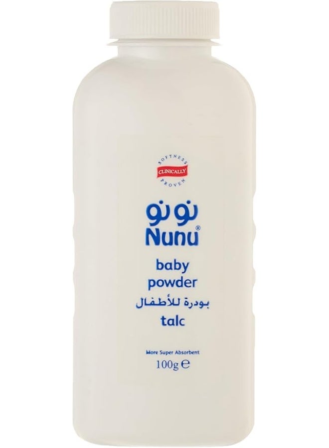 Nunu Baby Body Powder 100g - Image 1