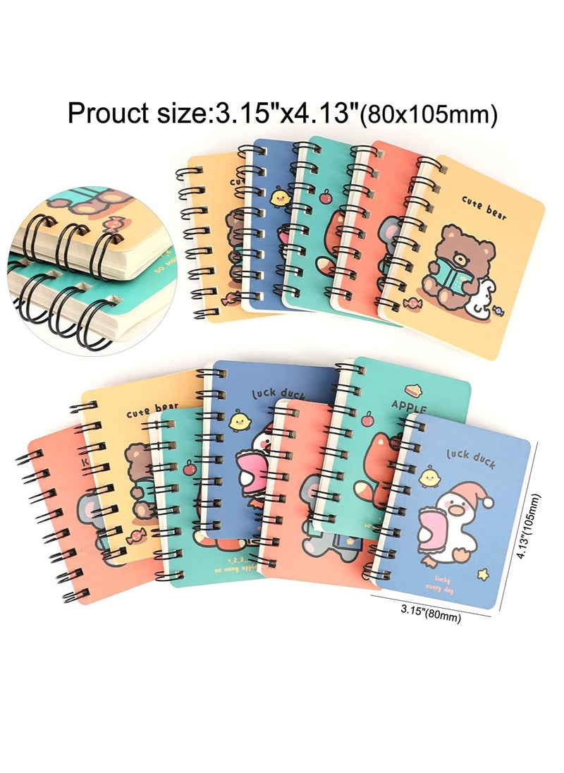Generic - Mini Notepads and Animal Pattern Pencils Set with Erasers Perfect for Kids Party Favors School Supplies and Travel Gifts - Image 1