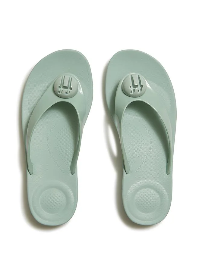 Fitflop iQUSHION GLOSSY-BUTTON FLIP-FLOPS