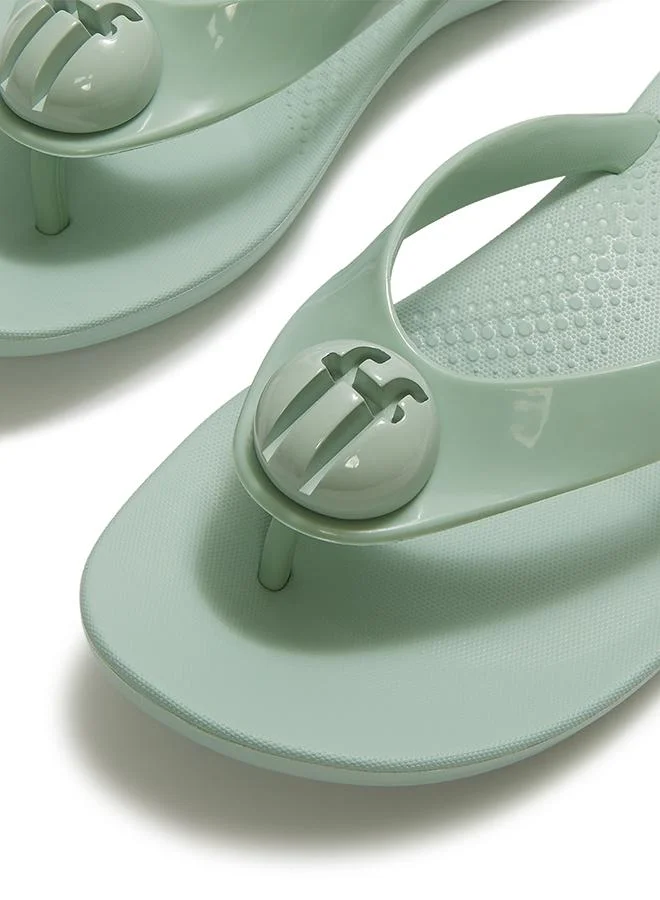 Fitflop iQUSHION GLOSSY-BUTTON FLIP-FLOPS