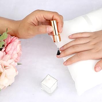 Molain مجموعة فرش طلاء الأظافر القابلة للاستبدال من مولين مجموعة فرش فن الأظافر القابلة للاستخدام مرة واحدة مع مقبض 25 قطعة مع صندوق - Image 4