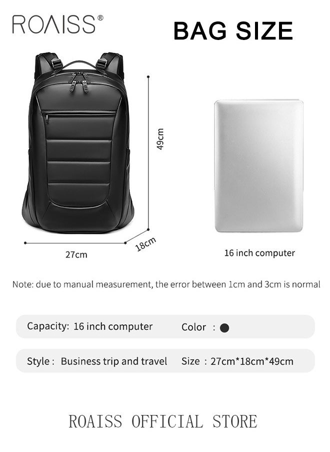 roaiss - Unisex Multifunctional Ergonomic Backpack with Comfortable Back Padding Large Capacity Multiple Compartments Scientific Partitioning Ideal for Short Trips Business Duffel Bags with Adjustable Straps - Image 1