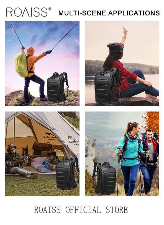 roaiss - Unisex Multifunctional Ergonomic Backpack with Comfortable Back Padding Large Capacity Multiple Compartments Scientific Partitioning Ideal for Short Trips Business Duffel Bags with Adjustable Straps - Image 1
