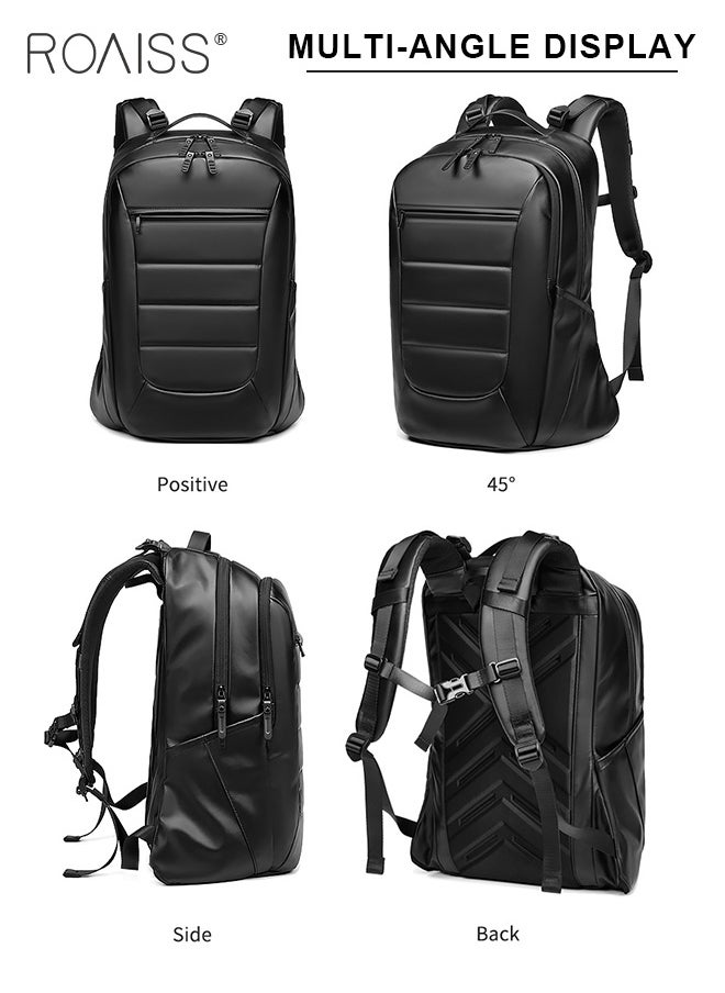 roaiss - Unisex Multifunctional Ergonomic Backpack with Comfortable Back Padding Large Capacity Multiple Compartments Scientific Partitioning Ideal for Short Trips Business Duffel Bags with Adjustable Straps - Image 1