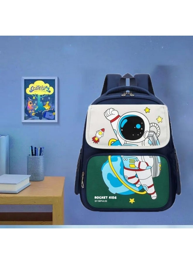 Impulse Impulse Astronaut I 27L Unisex Stylish &Trendy Water Resistant printed Bag, College travel Backpack, School Bag for boys & girls  - Image 2