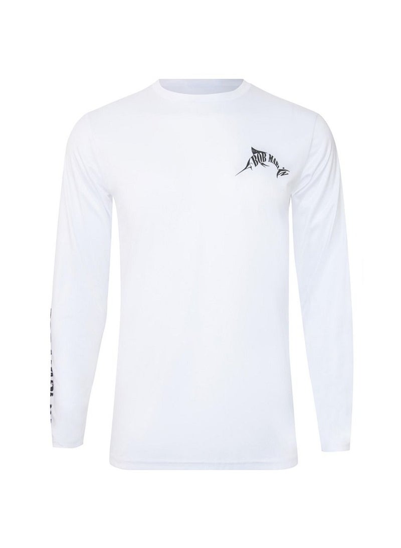 BOB MARLIN Marlin Performance Shirt Sail Rebel White-Small - Image 2