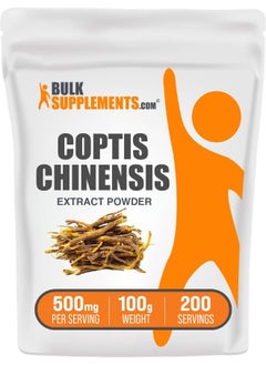 BULKSUPPLEMENTS.COM Coptis Chinensis Extract - Herbal Supplement For Liver (100 Grams 3.5 Oz) Chinen Salt Root Golden Thread Goldthread Herb Chinese Herbs  - Image 1