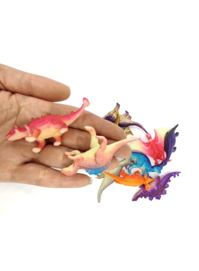 Small Dinosaur Farm Animal Insect Model Mini Children's Toy Model Pvc Bagged Hot Sale-Color:12 Medium Dinosaurs 【Bag】】 - Image 4