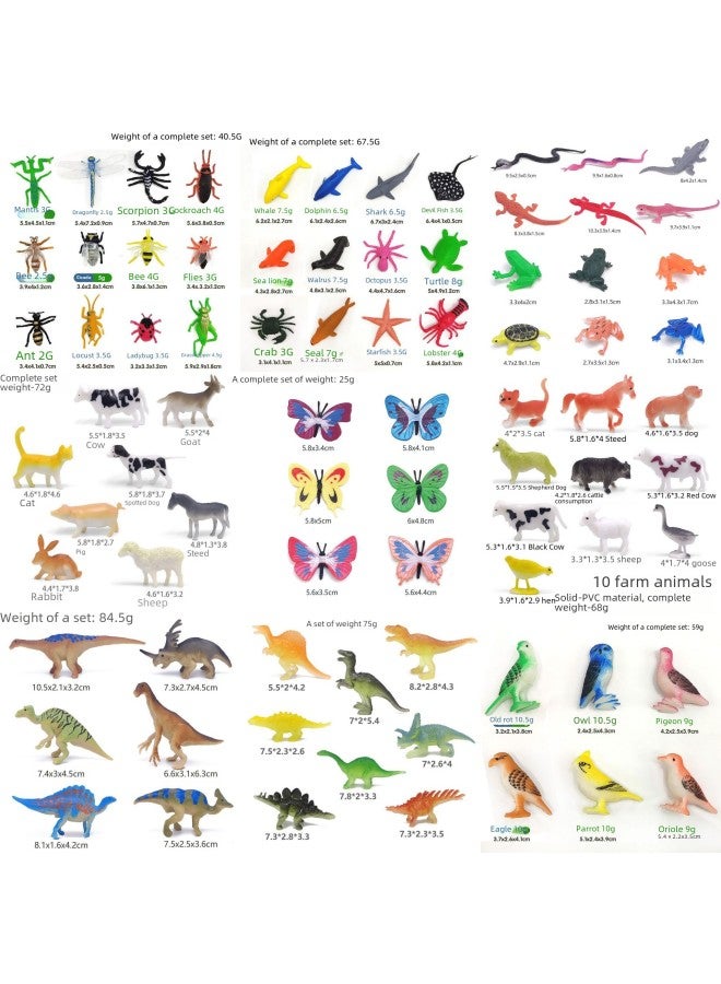 Small Dinosaur Farm Animal Insect Model Mini Children's Toy Model Pvc Bagged Hot Sale-Color:12 Medium Dinosaurs 【Bag】】 - Image 3