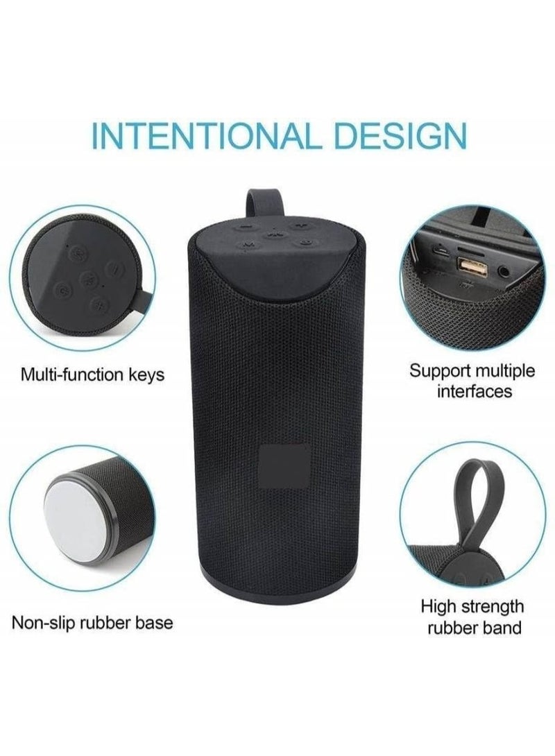 Portable Bluetooth Wireless Speaker  Waterproof Outdoor Speaker with USB TF Card Support, Super Bass, HD Sound, Built-in Mic, Long Battery Life, for Home, Travel, and Parties - Image 3