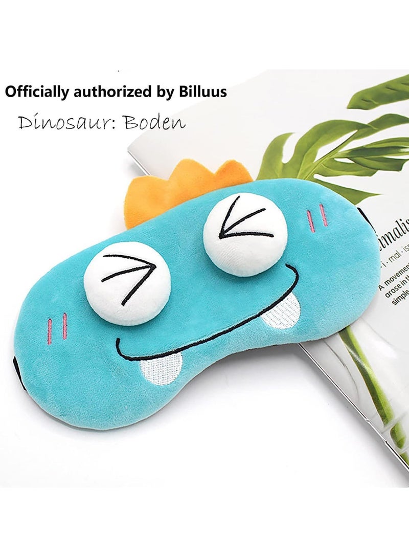 CMGTYYD Kids Sleep Mask, 2 Pack Cute Animal Sleep Mask, Soft Plush Design Eye Masks, Funny Elastic Blackout Kids Sleeping Mask, Kids Eye Mask for Women Children, Girls, and Adult Travel Pajama Party  - Image 3