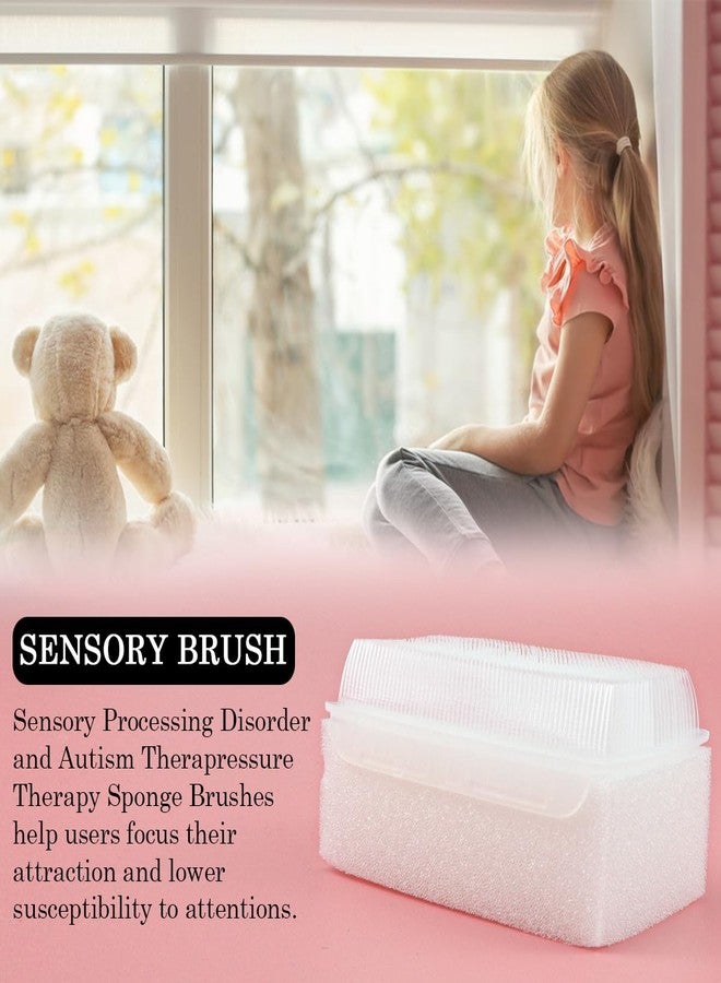 UPIQNG 2Pcs Wilbarger Therapy Brushes Therapressure Brushes Occupational Therapy Brushes Soft Sensory Defensiveness Brushes Stimulating Calming Tools - Image 4