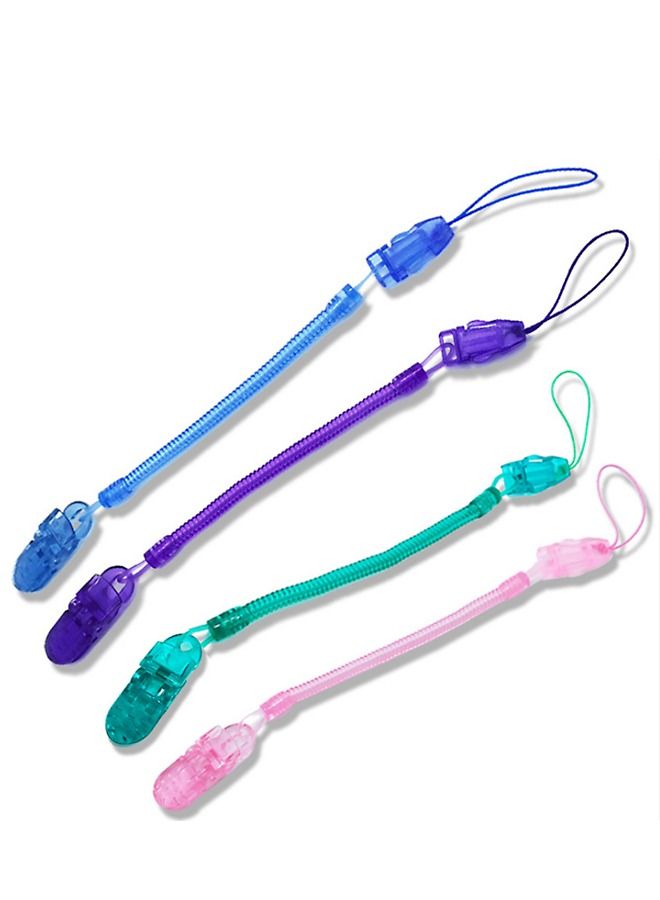 4-Piece Retractable Baby Soother Anti-Drop Clip - Image 1