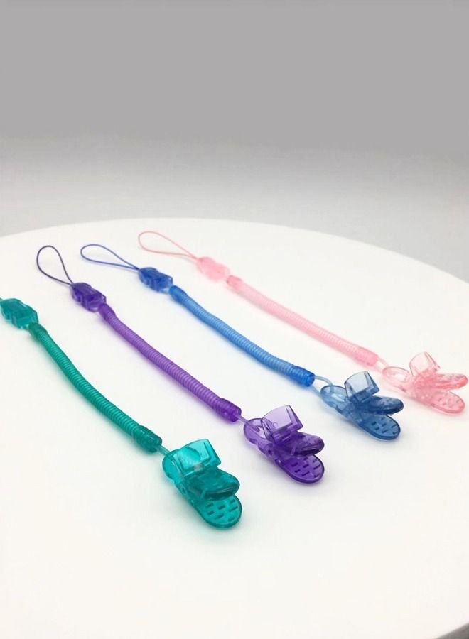 4-Piece Retractable Baby Soother Anti-Drop Clip - Image 4