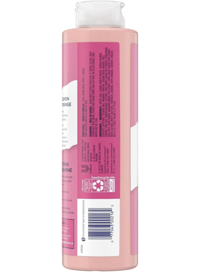 سانت آيفز جل استحمام مقشر للبشرة المشرقة من سانت آيفز، برائحة الليمون الوردي واليوسفي، مصنوع من منظفات نباتية ومستخلصات طبيعية 100%، غسول للجسم 650 غرام (22 أونصة). - Image 5