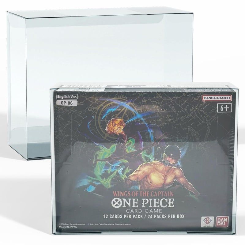 EVORETRO PET Protectors One Piece Booster Box (English, OPP 4-6, 0.40mm, 5-Pack) – Clear Protective Cases for TCG Display – Fits One Piece Card Game, Pokémon, MTG, and Collectible Trading Cards - Image 5