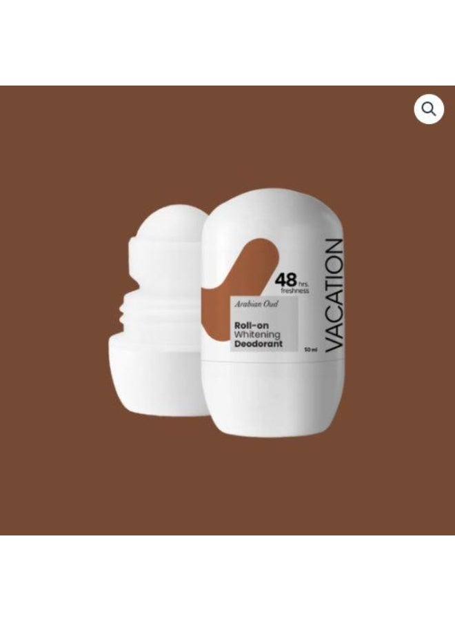 VACATION Vacation 48H Whitening & Soothing Roll-On Deodorant Arabian Oud Scent with Alpha Arbutin, Limonene & Aloe Vera - Image 2