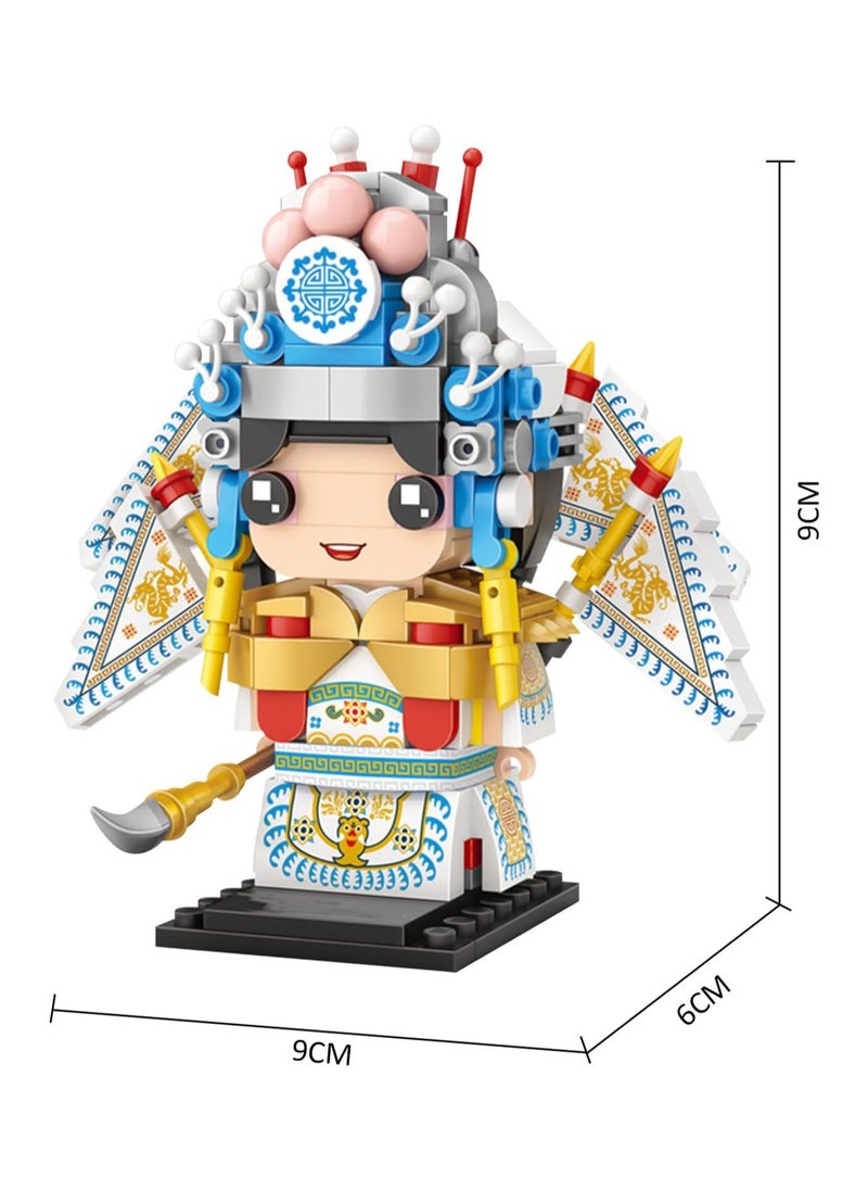 324pcs Wusheng, Opera Model Set Creative Diy Simulation Collection Building Assembly Toys Children Adult Home Decoration  - Image 2