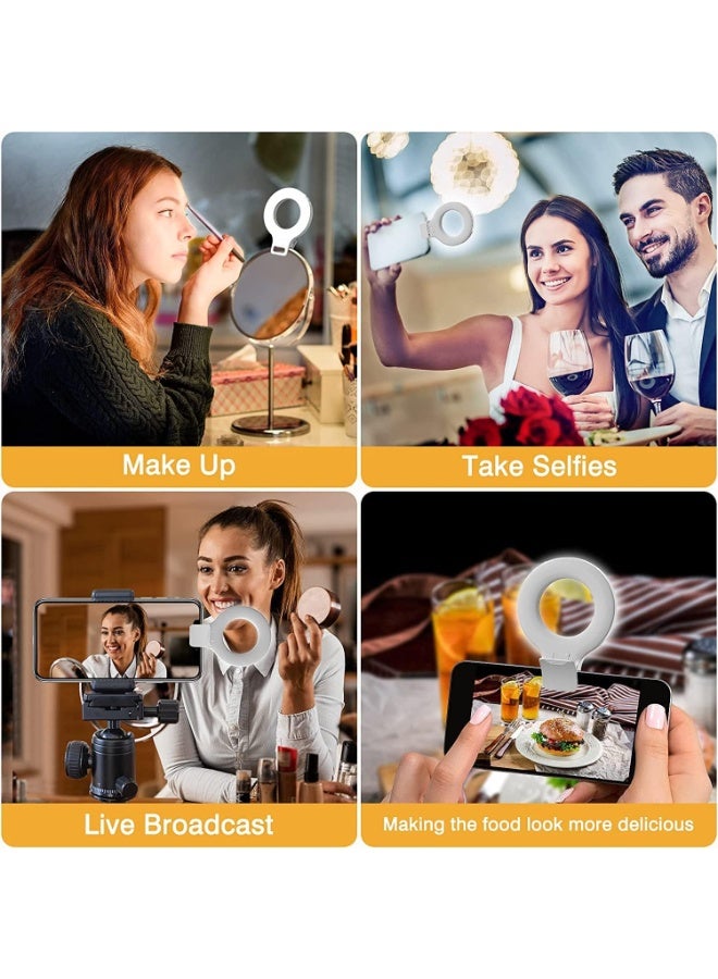 Clip on Ring Light, Rechargeable 60 LED Selfie Ring Light for Phone, Laptop, Tablet - Image 5
